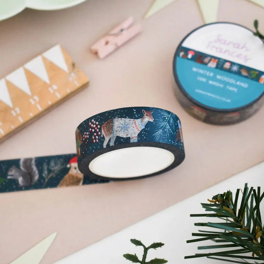 Winter Woodland Animals Washi Tape