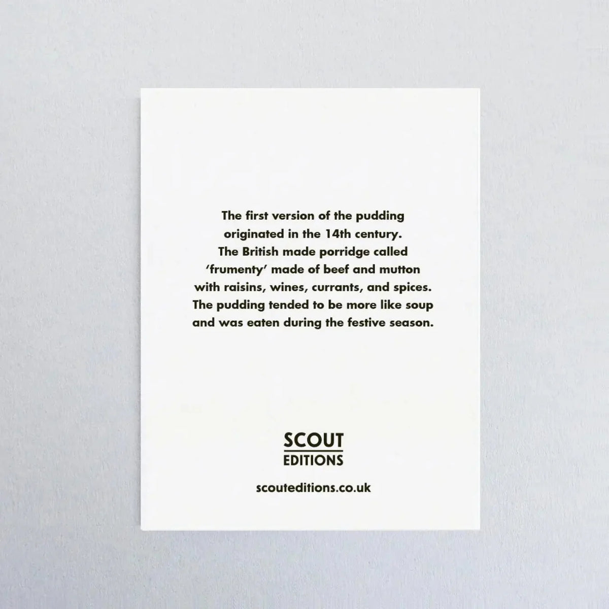 Christmas Pudding Mini Card