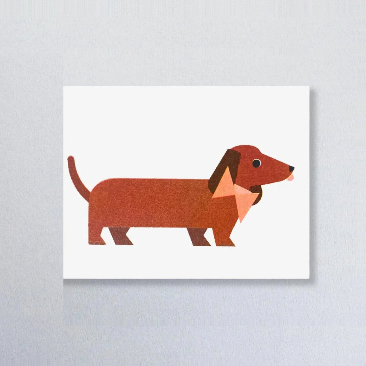 Dachshund Mini Card
