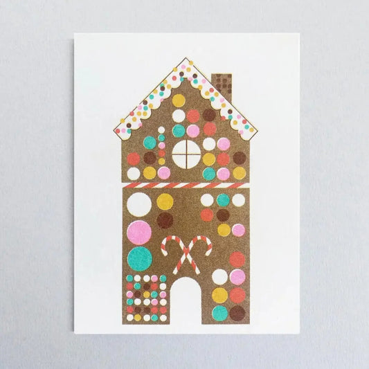 Gingerbread House Mini Card
