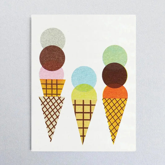 Ice Cream Mini Card