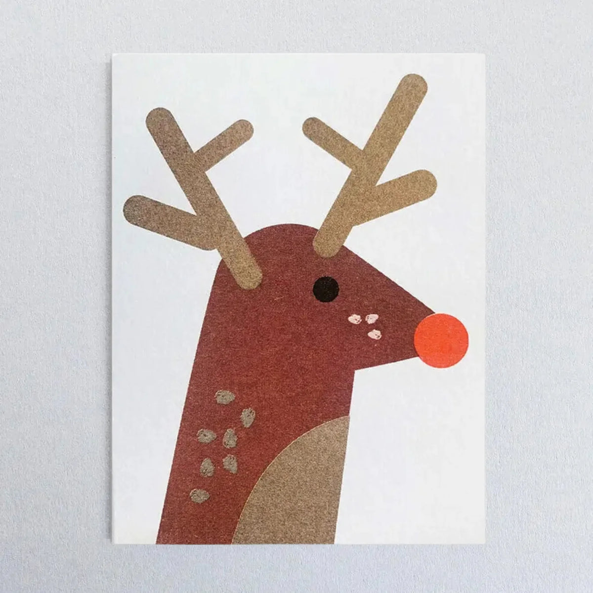Rudolph Reindeer Mini Card