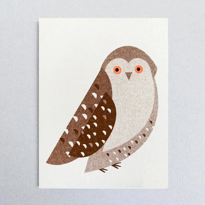 Snowy Owl Mini Card