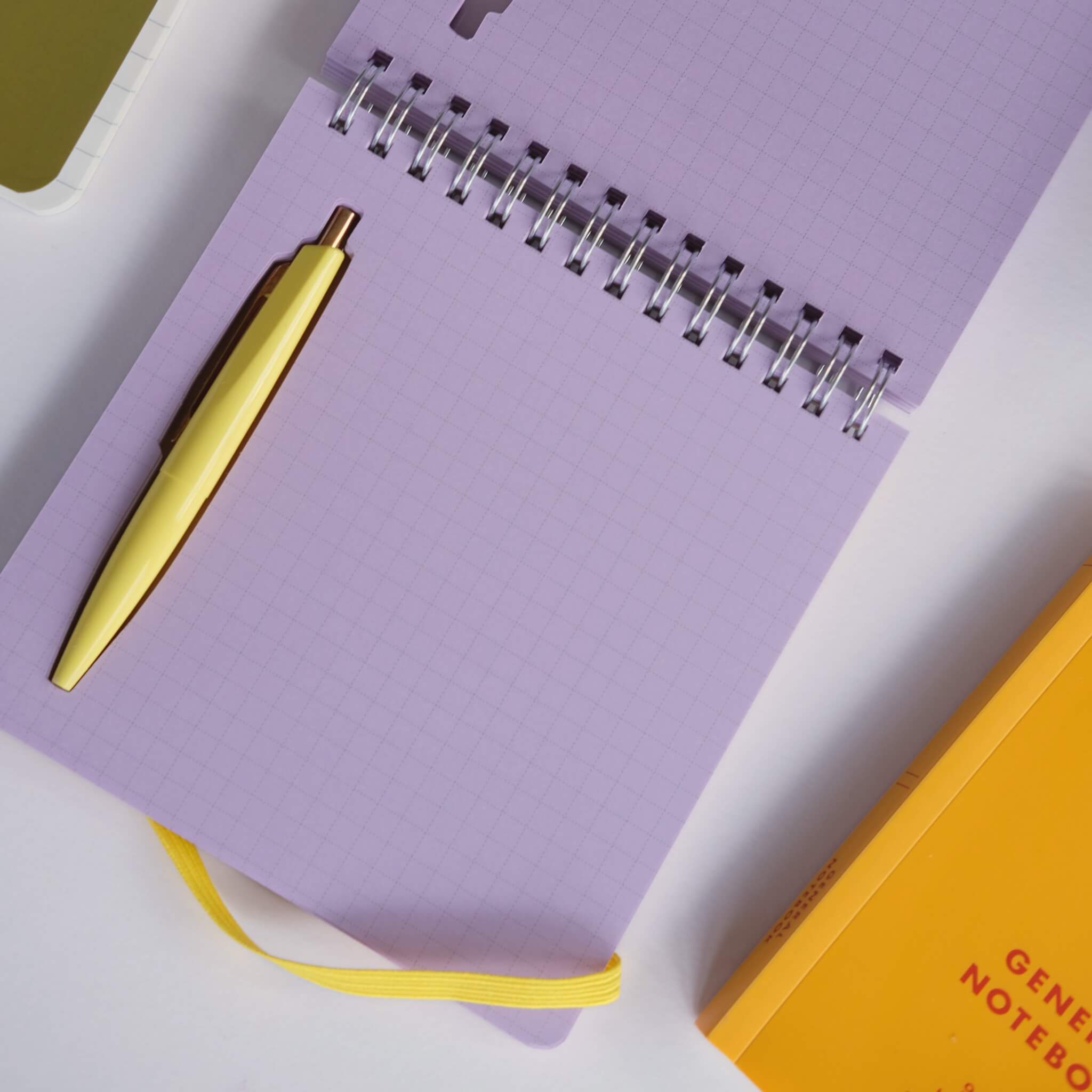 inside look at pocket notebook and pen set