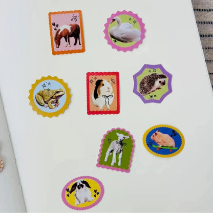 Animal Washi Flake Stickers