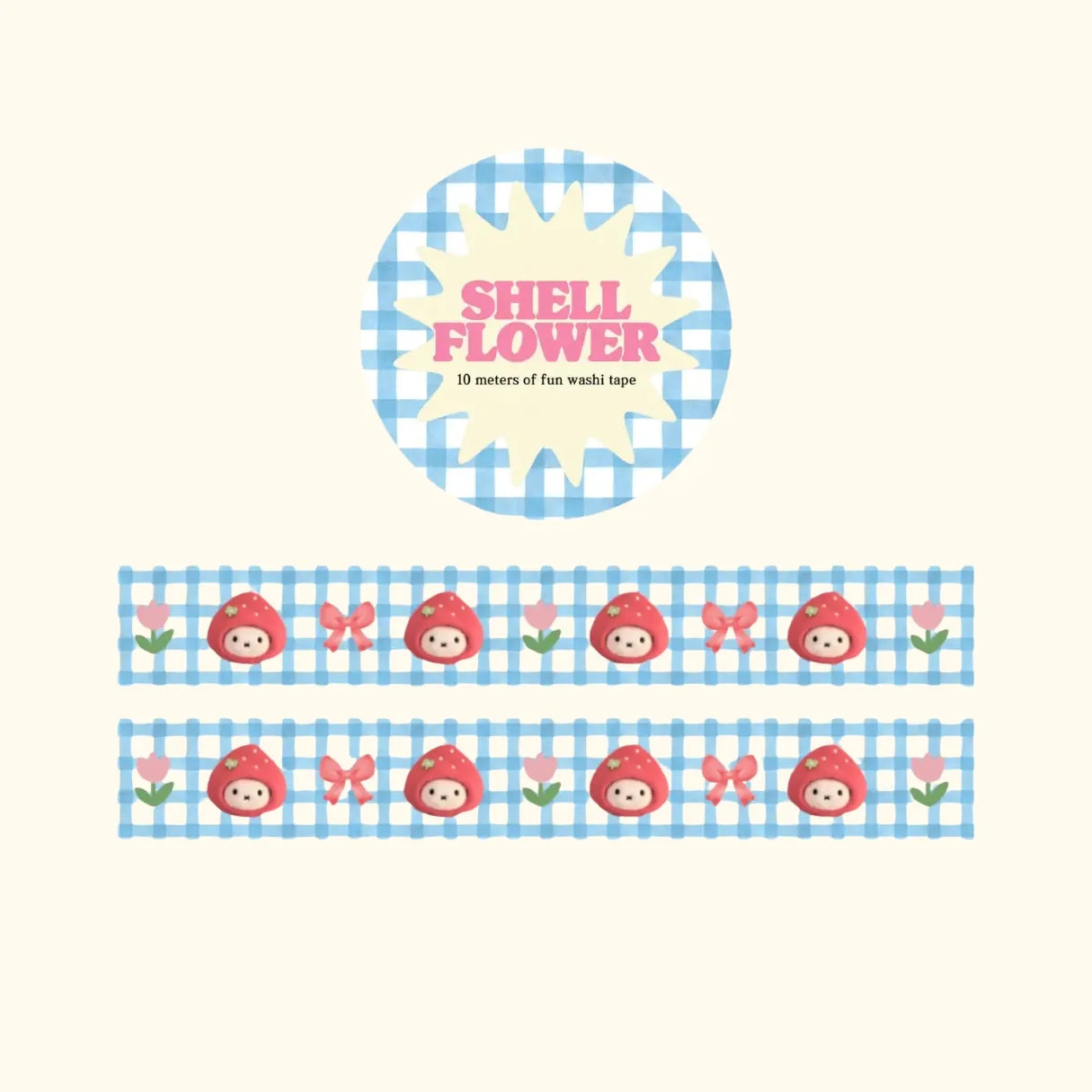 Strawberry Bunny Washi Tape 