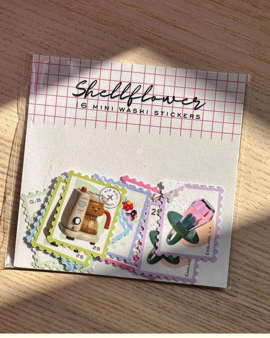 Millennial washi flake stickers