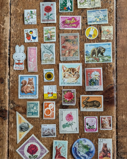 Vintage Stamps Pack - Lucky Dip (20 Pieces)