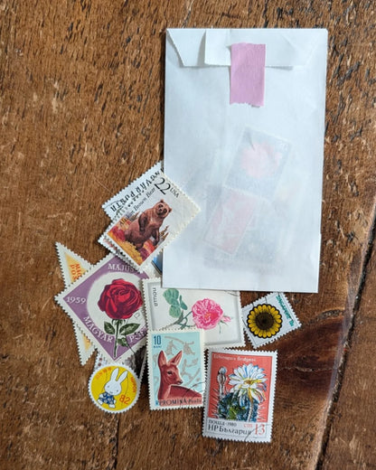 Vintage Stamps Pack - Lucky Dip (20 Pieces)