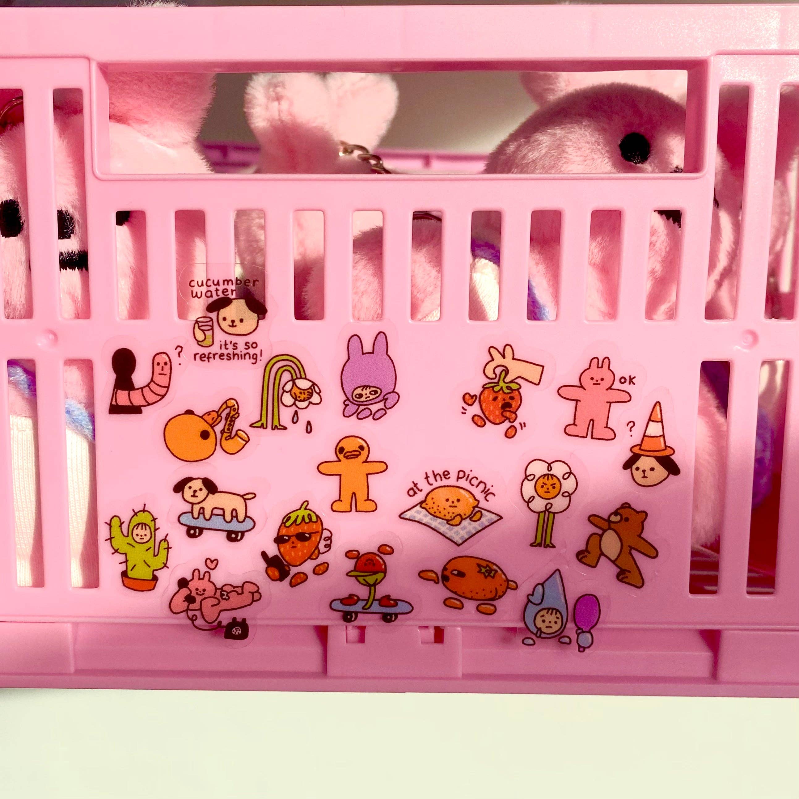 transparent vinyl stickers from clarice tudor