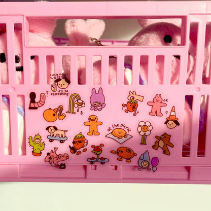 transparent vinyl stickers from clarice tudor