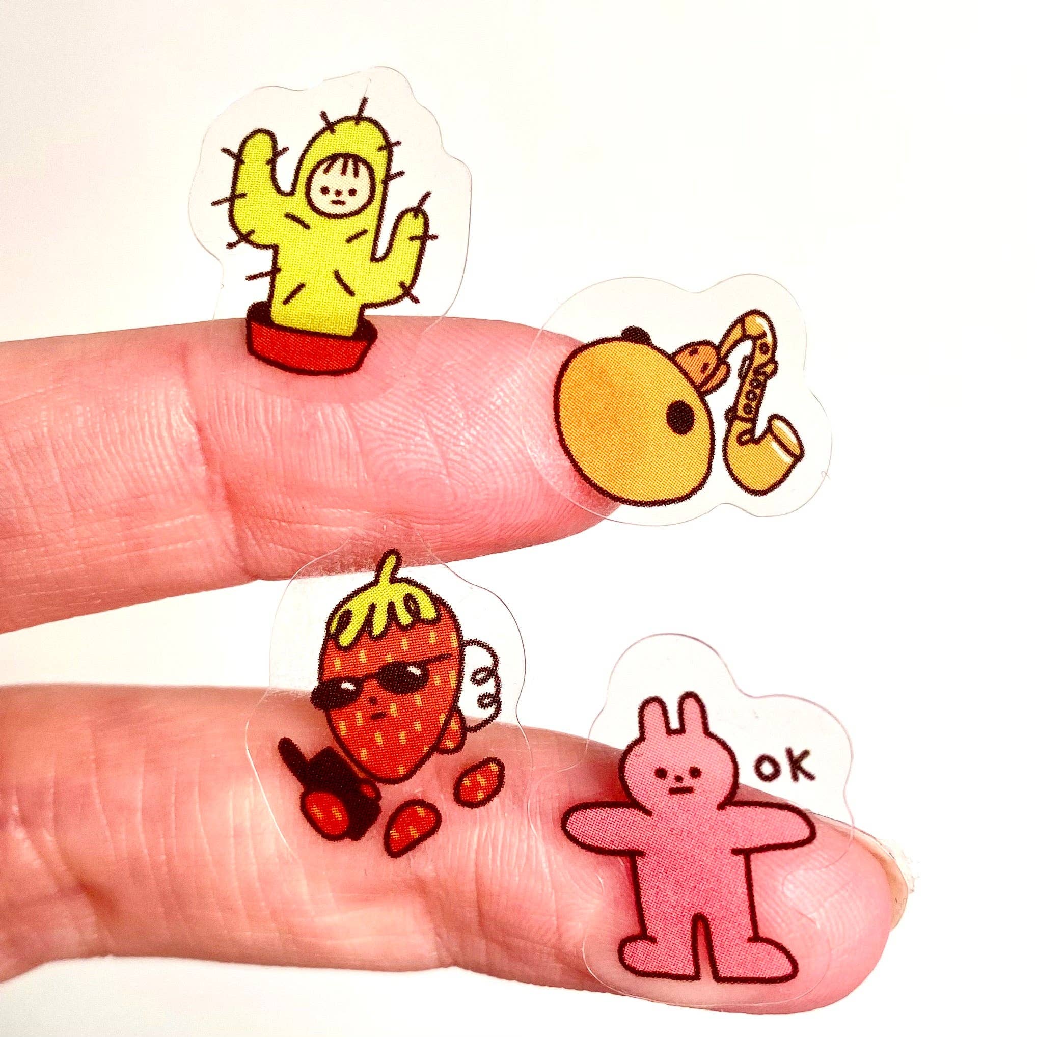 Clarice Tudor Small Guys vinyl sticker sheet - subject to change