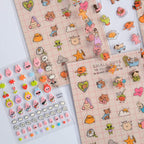 Collection of all clarice tudor sticker sheets