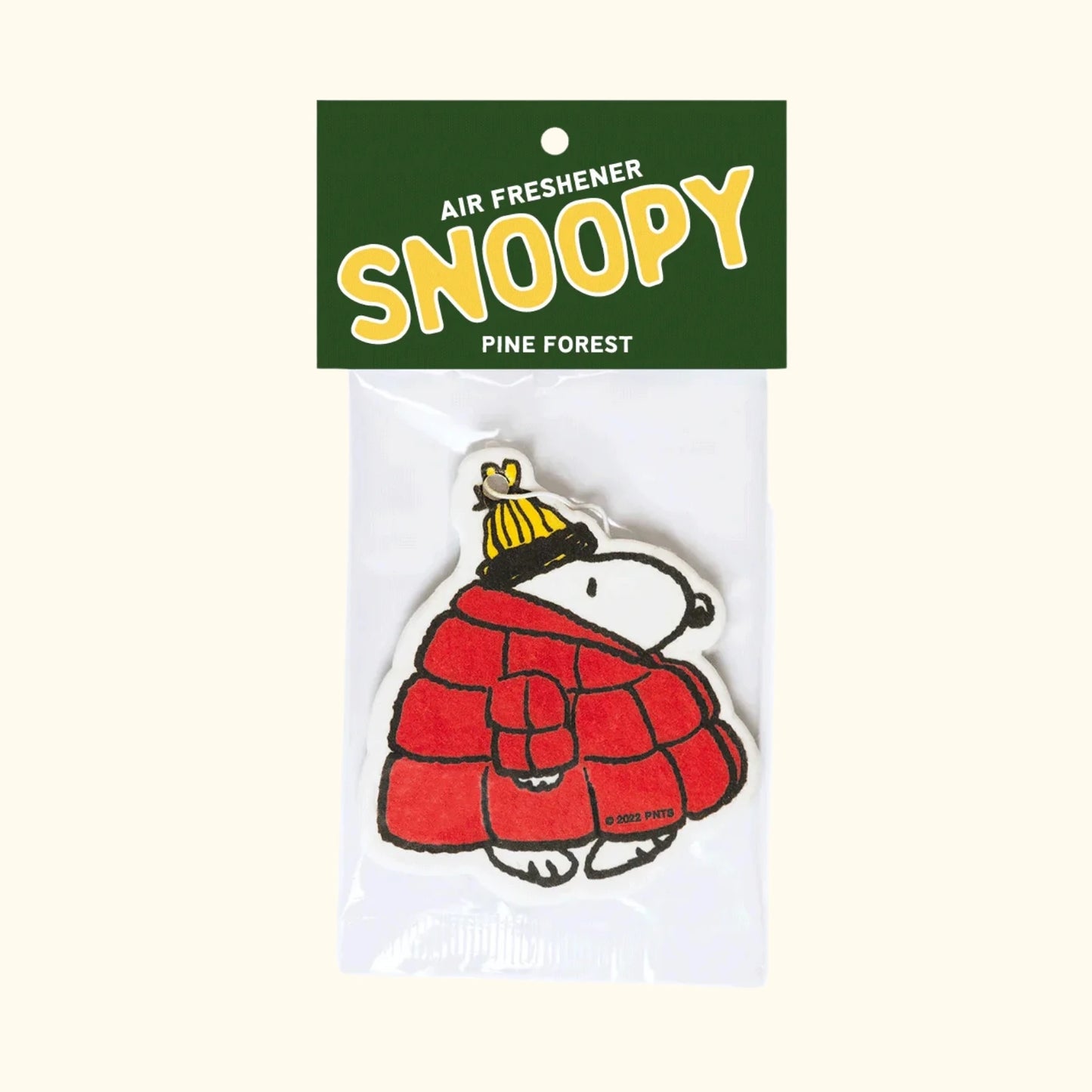 Snoopy puffy coat car air freshener – Peanuts
