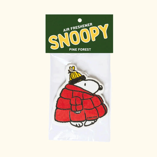Snoopy puffy coat car air freshener – Peanuts