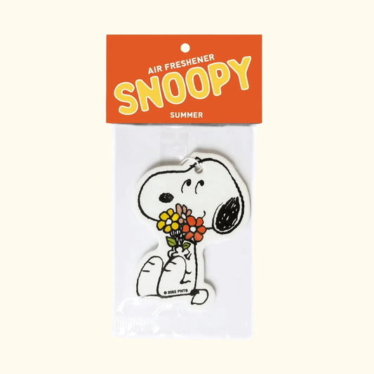 Snoopy flower bouquet car air freshener – Peanuts