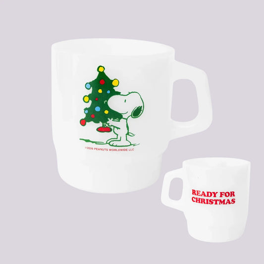 Snoopy Christmas Tree Vintage Mug