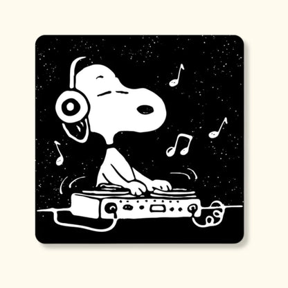 DJ Snoopy Sticker