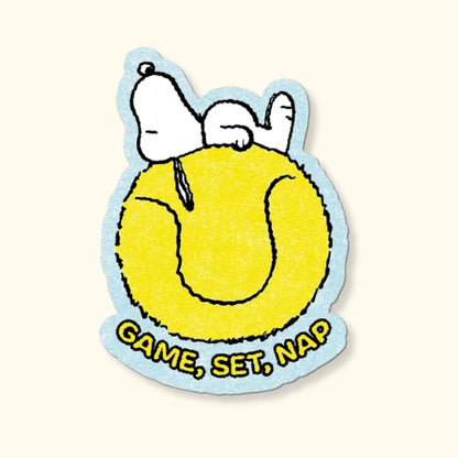Game, Set, Nap Snoopy Sticker