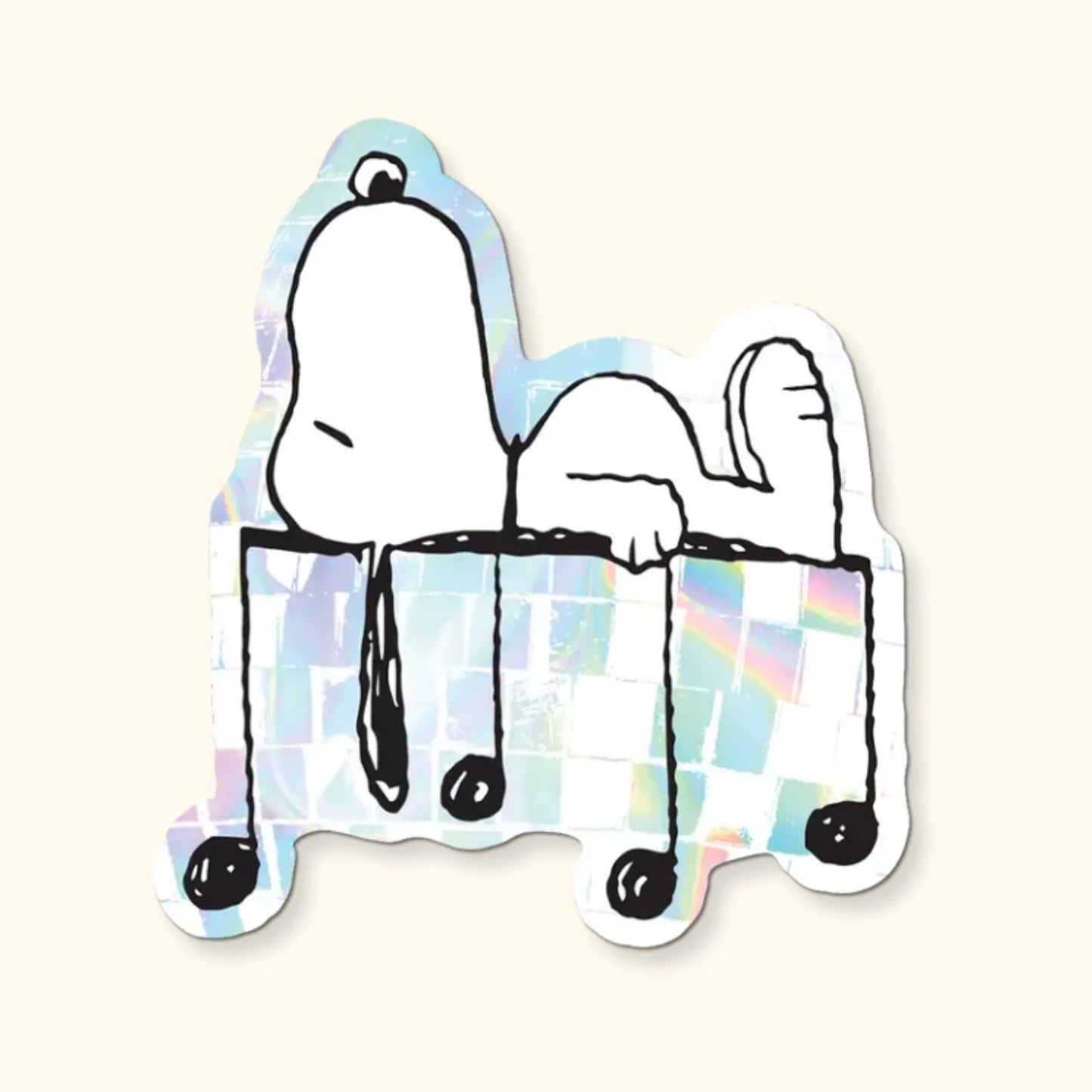 Disco Snoopy Sticker