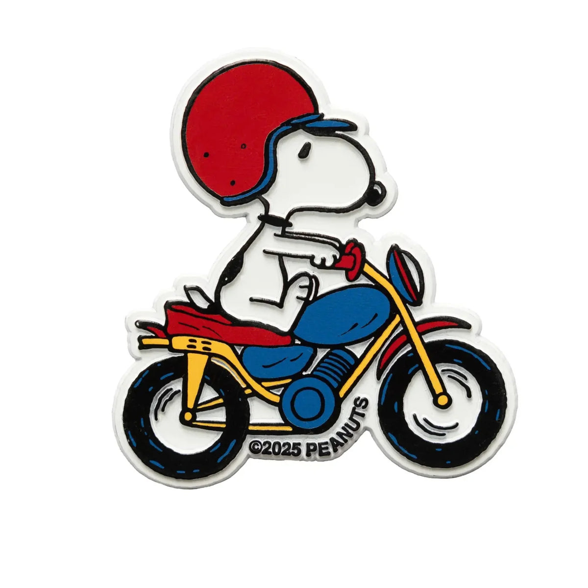 Snoopy Motorcycle Fridge Magnet