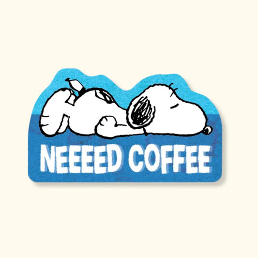 Need Coffee Snoopy Sticker
