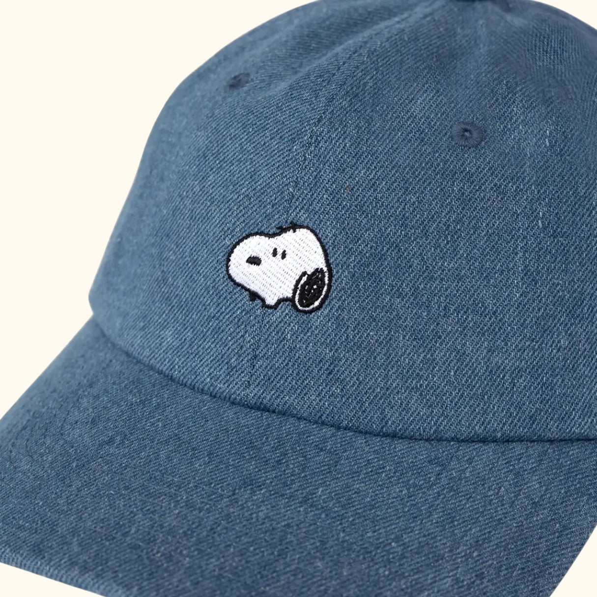 Snoopy Embroidered Denim Dad Hat – Peanuts