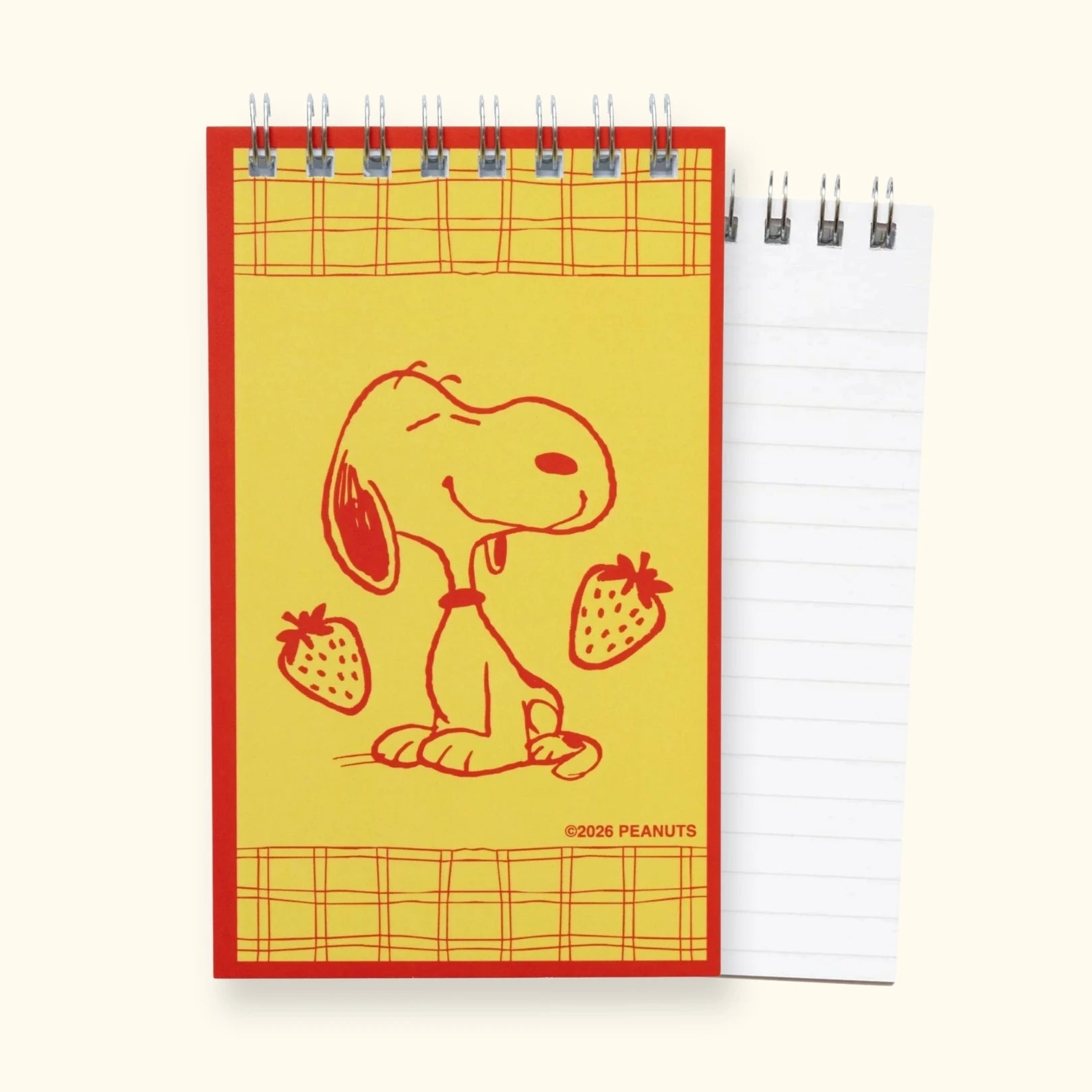 Snoopy strawberry mini notebook – Peanuts