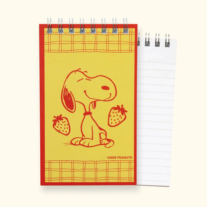 Snoopy strawberry mini notebook – Peanuts