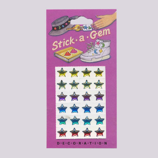Stickermagic Stick-A-Gem Sticker Sheet – Stars