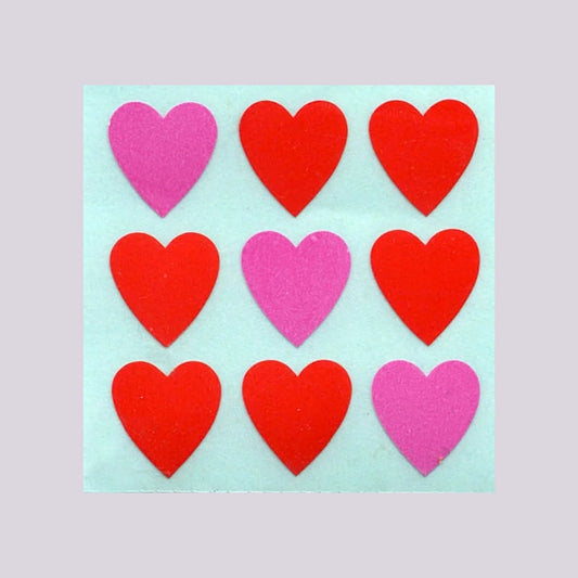 Stickermagic Red Hearts Mini Sticker Sheet