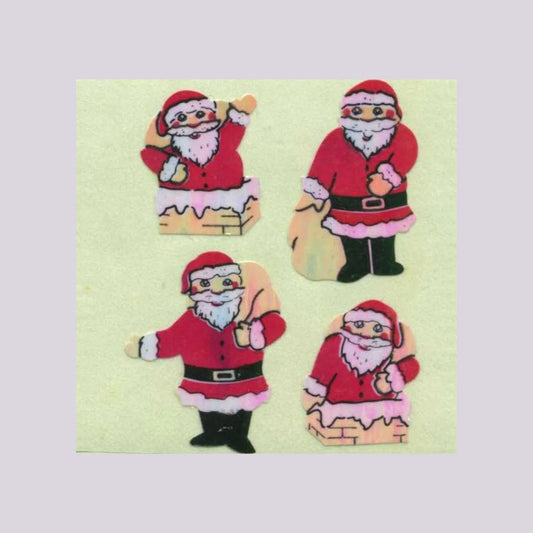 Stickermagic Pearlie Mini Santas Mini Sticker Sheet