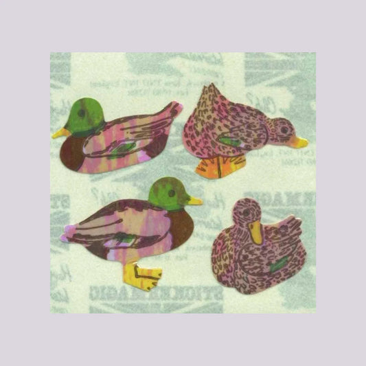 Stickermagic Pearlie Mallard Duck Mini Sticker Sheet