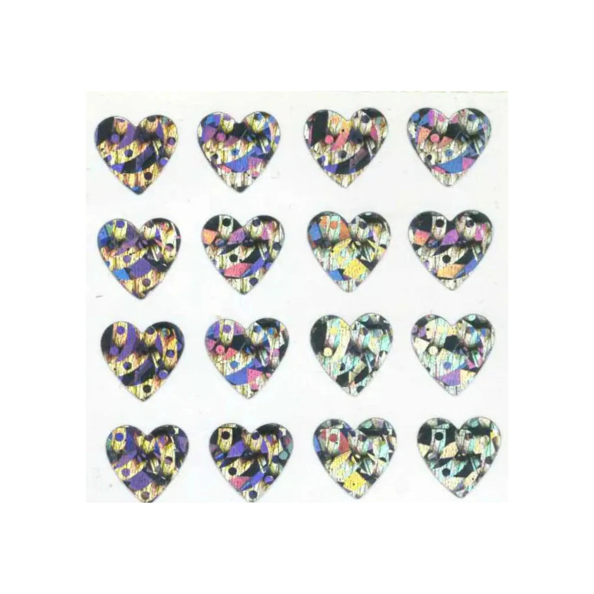 Old school stickers – retro sticker sheet, various designs