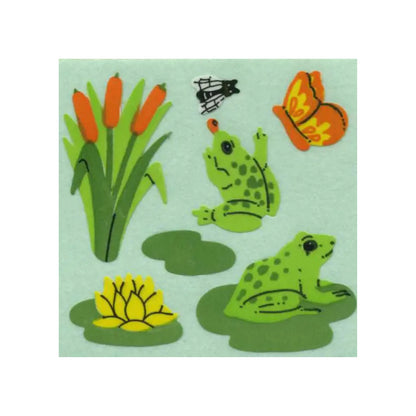 Old school stickers – retro sticker sheet, various designs