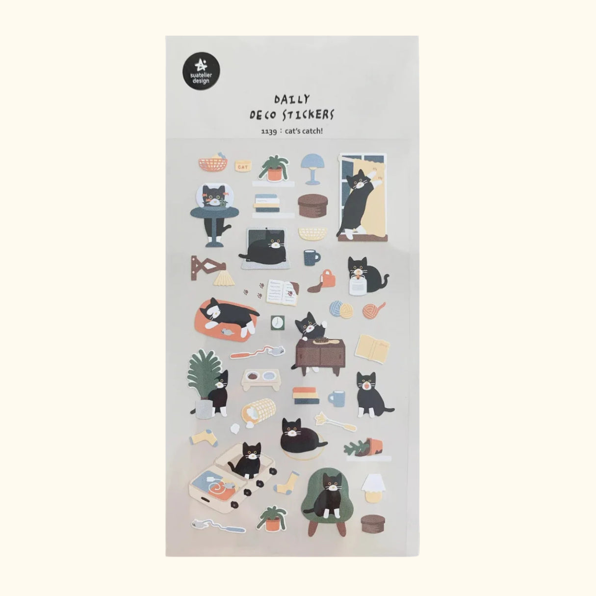Suatelier Sticker Sheet – Cat's Catch!