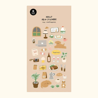 Suatelier Sticker Sheet – Small Happiness