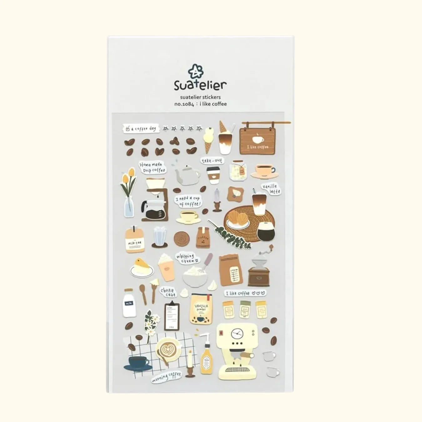 Suatelier Sticker Sheet – I Like Coffee