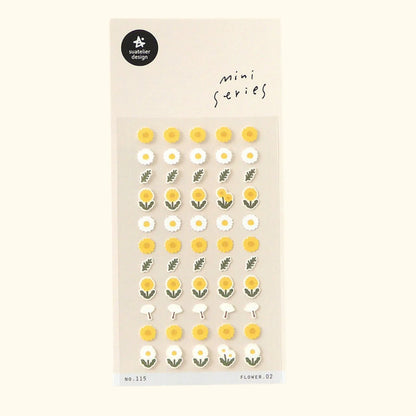 Suatelier Miniseries Sticker Sheet – Flower.02 (Daisies)