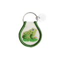 Cute Embroidered Novelty Frog Keyring