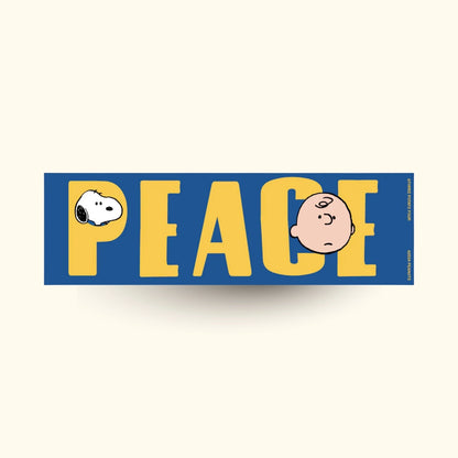 Snoopy peace bumper magnet – Peanuts car magnet