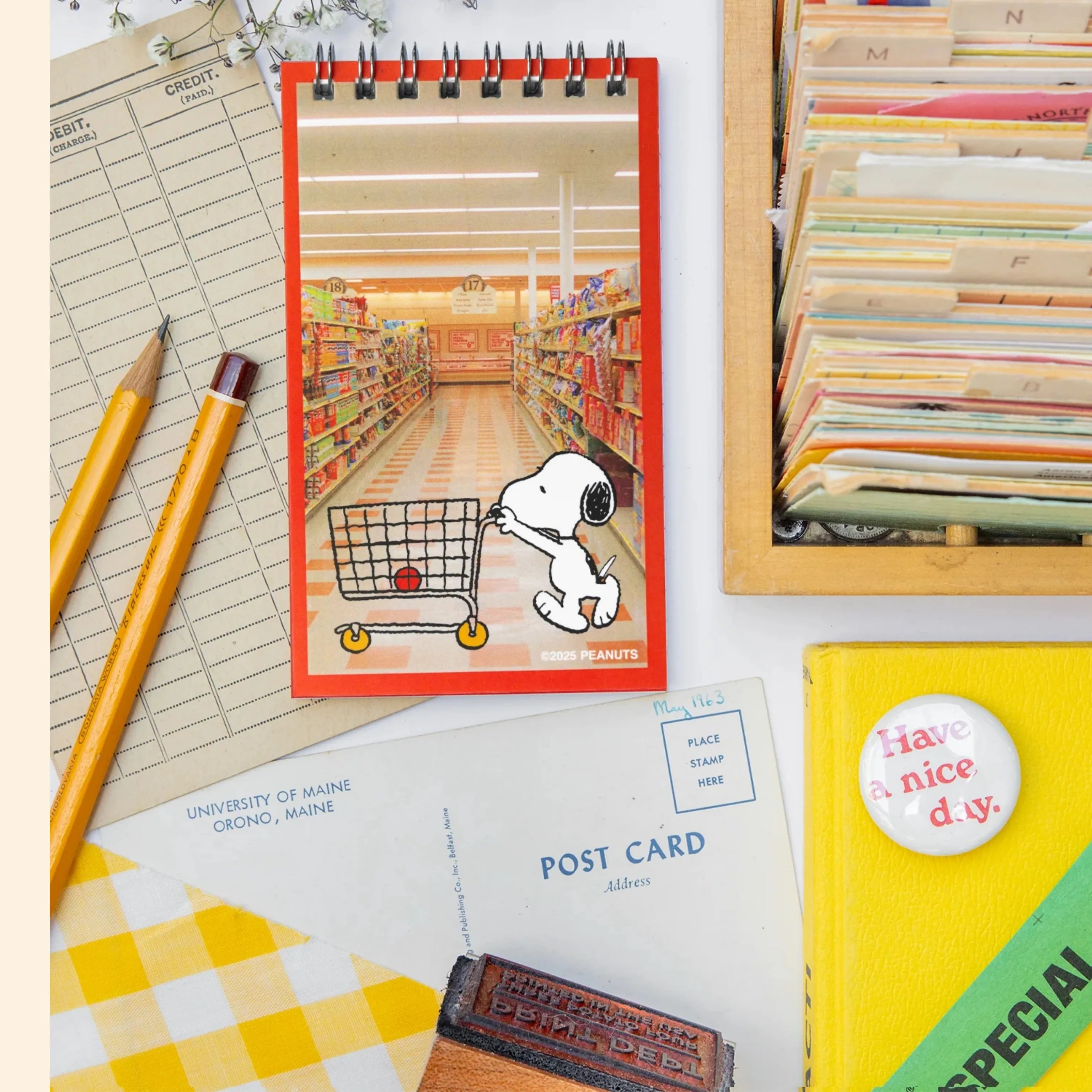 Snoopy Grocery Mini Notebook – Peanuts