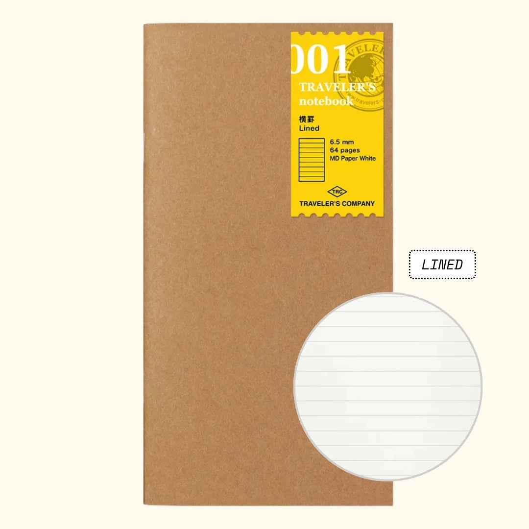 TRAVELER'S Company Notebook Refill 001 in Lined