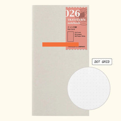 TRAVELER'S Company Notebook Refill 026 in Dot Grid