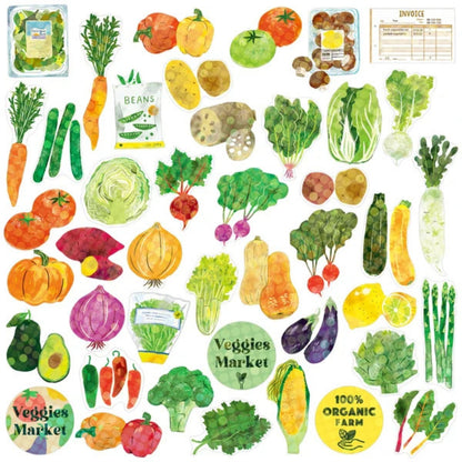 Greeting Life Haco Stickers – Vegetable Market