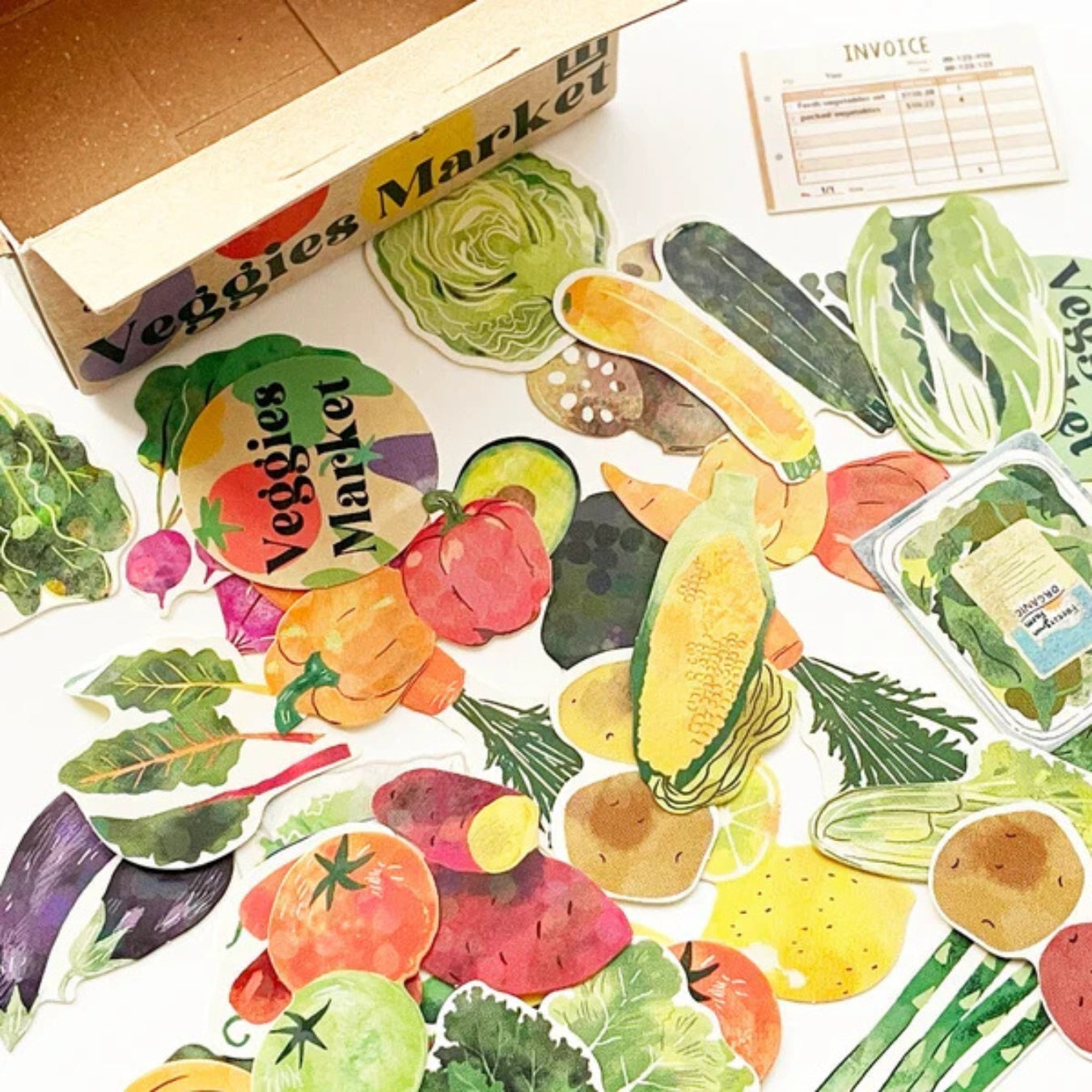 Greeting Life Haco Stickers – Vegetable Market
