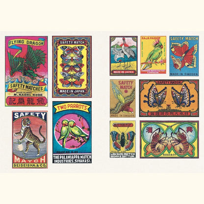 Vintage Matchboxes Sticker Book