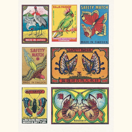Vintage Matchboxes Sticker Book