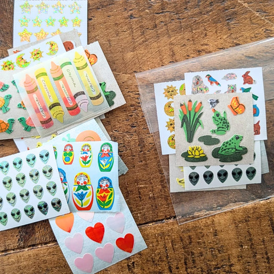 Stickermagic Old School Sticker Pack – Lucky Dip (10 Sheets)