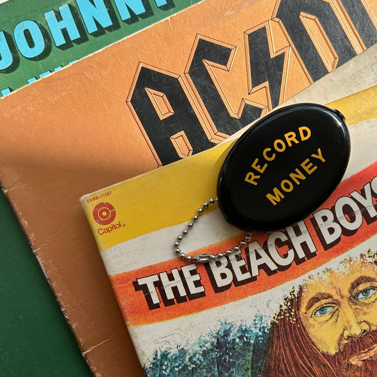 Record Money Money Coin Purse